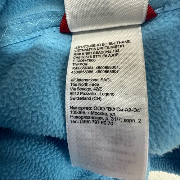 The North Face Women’s Medium TKA 100 Sky Blue Lightweight Fleece Pullov… - Picture 14 of 16